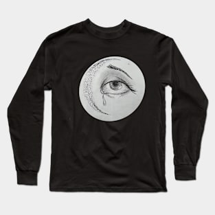 Crying moon Long Sleeve T-Shirt